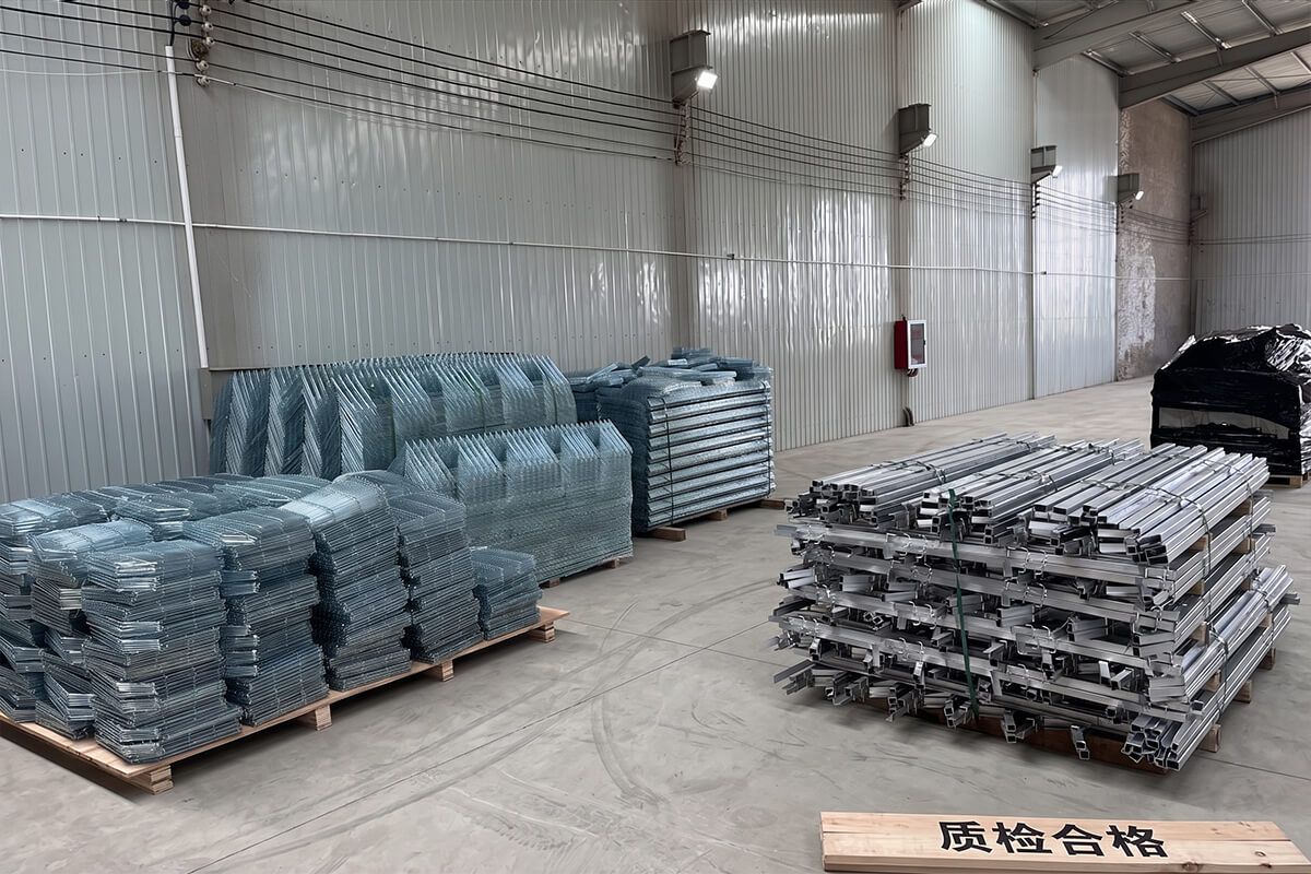 Factory exterior and loading yard